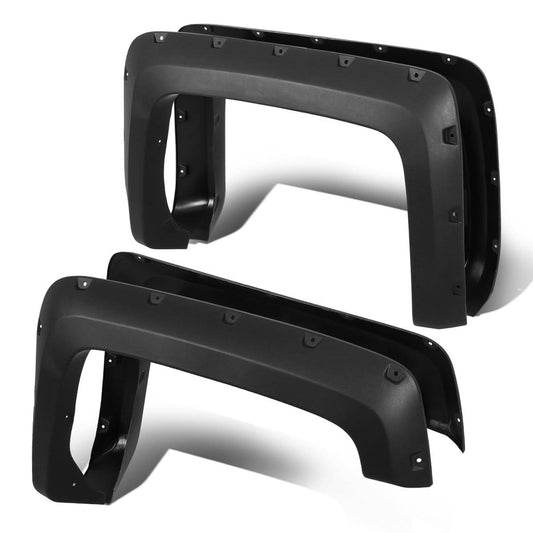 2014-2018 Chevrolet Silverado 2500HD 3500HD Pocket Riveted Style Wheel Flares