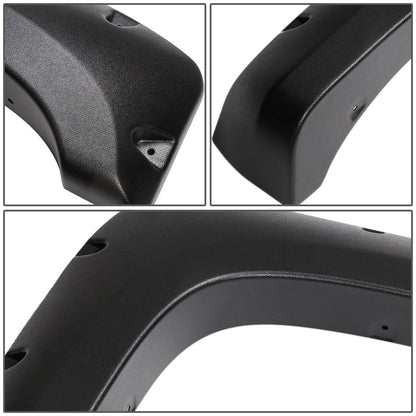 07-14 Chevrolet Silverado Pocket-Riveted Style Wheel Flares - Textured