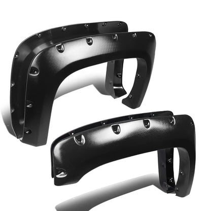 07-13 Chevy Silverado Pocket-Riveted Style Wheel Flares - Textured
