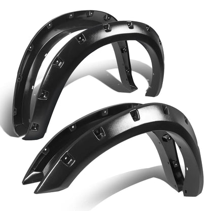 09-17 Dodge Ram 1500 Pocket-Riveted Style Wheel Flares - Textured