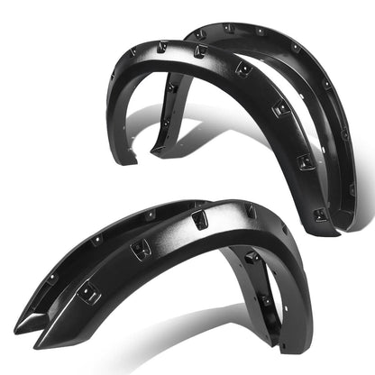 09-17 Dodge Ram 1500 Pocket-Riveted Style Wheel Flares - Textured