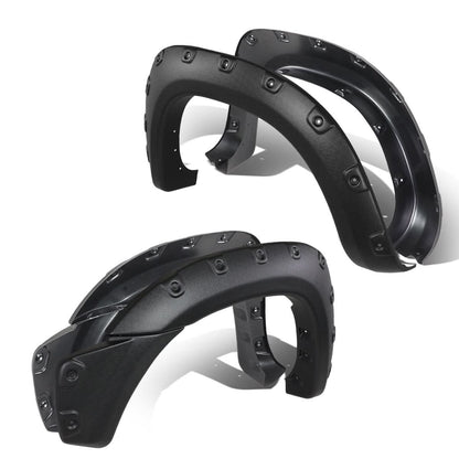 2012-2015 Toyota Tacoma Textured Wheel Flares - Matte Black