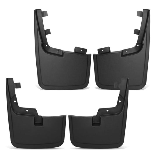 2015-2018 Ford F-150 Mud Guard Flaps 4PC Set Matte Black