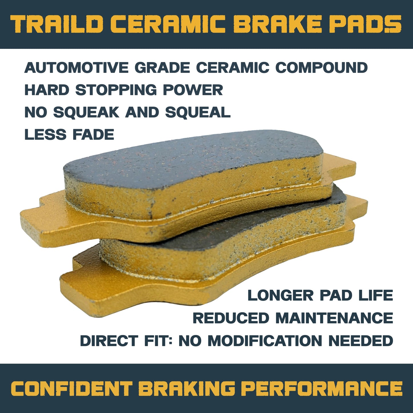 Honda Valkyrie Rune 2004-2005 Ceramic Brake Pad Set