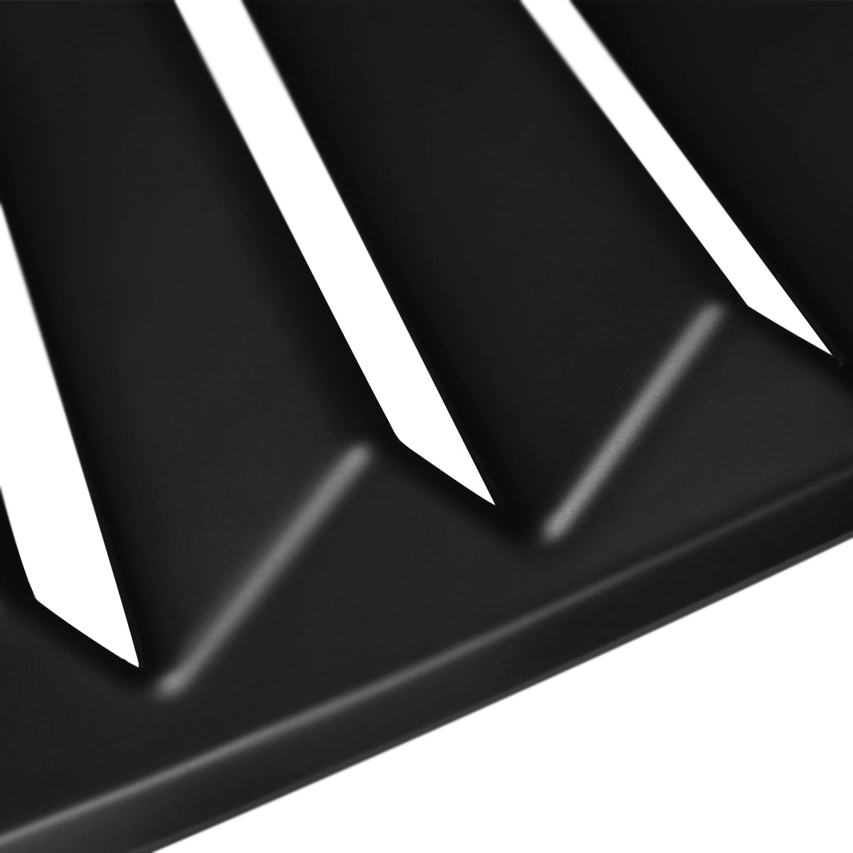 2008-2020 Dodge Challenger Matte Black Polypropylene Window Louvers