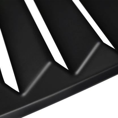 2008-2020 Dodge Challenger Matte Black Polypropylene Window Louvers