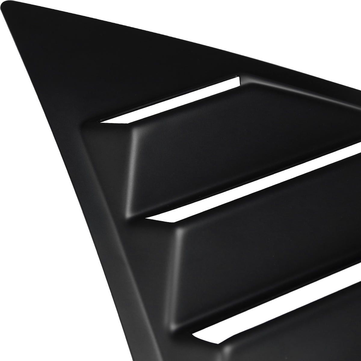 2008-2020 Dodge Challenger Matte Black Polypropylene Window Louvers