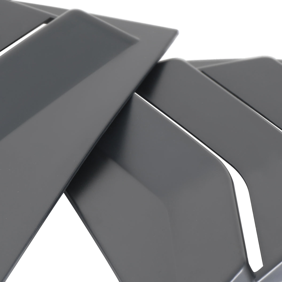 2011-2021 Dodge Charger Matte Black Window Louvers