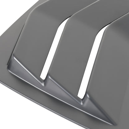 2011-2021 Dodge Charger Matte Black Window Louvers