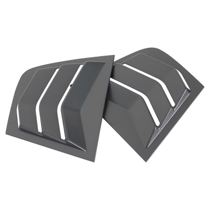 2011-2021 Dodge Charger Matte Black Window Louvers