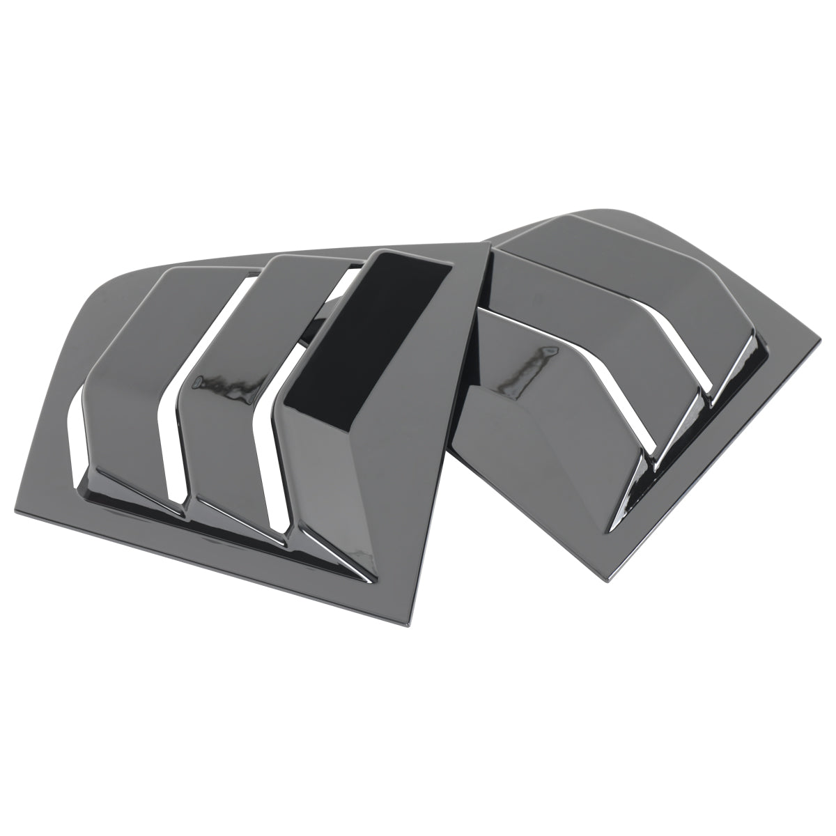 2011-2021 Dodge Charger Glossy Black Window Louvers