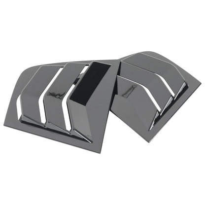 2011-2021 Dodge Charger Glossy Black Window Louvers