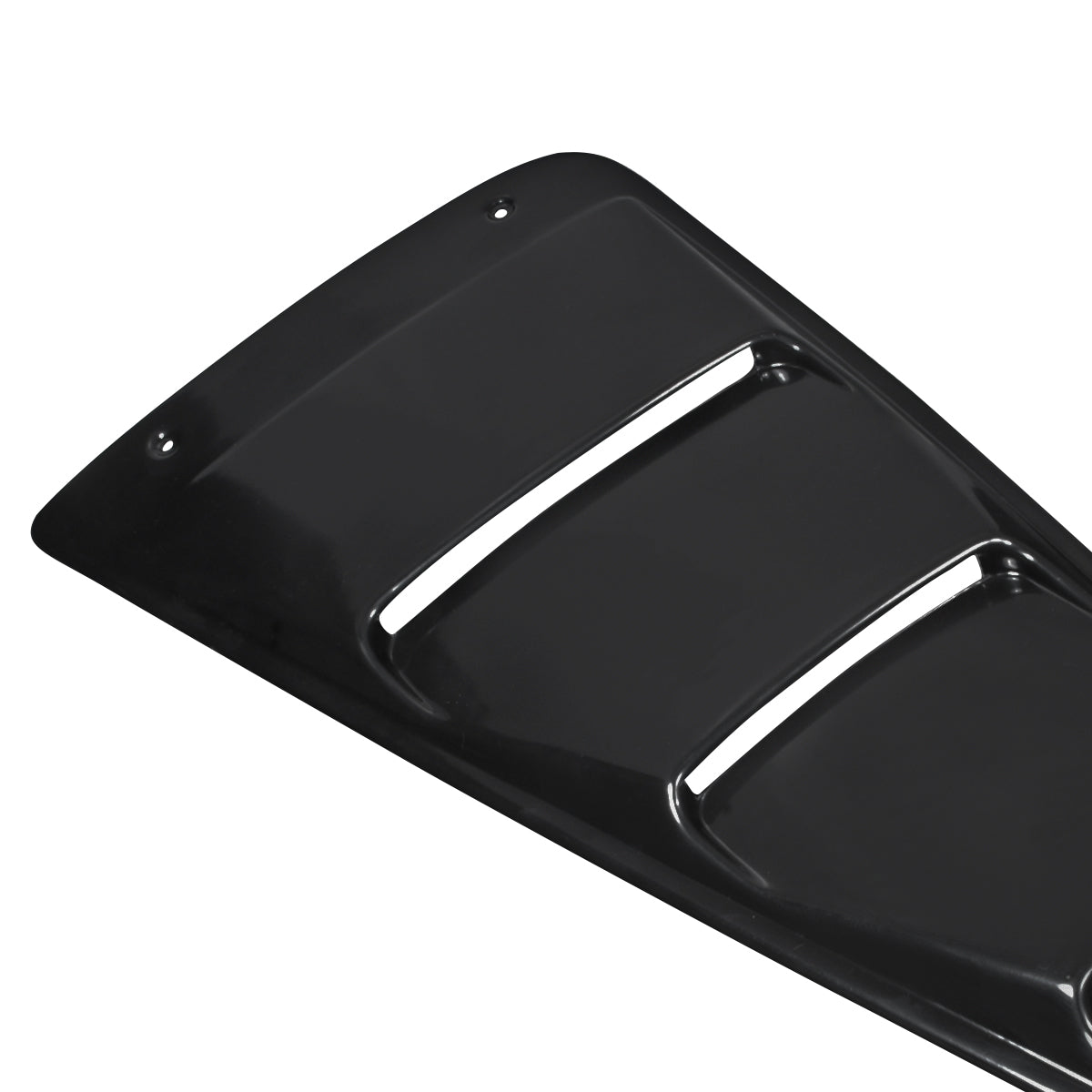 2005-2014 Ford Mustang Matte Black Textured ABS Quarter Window Louvers