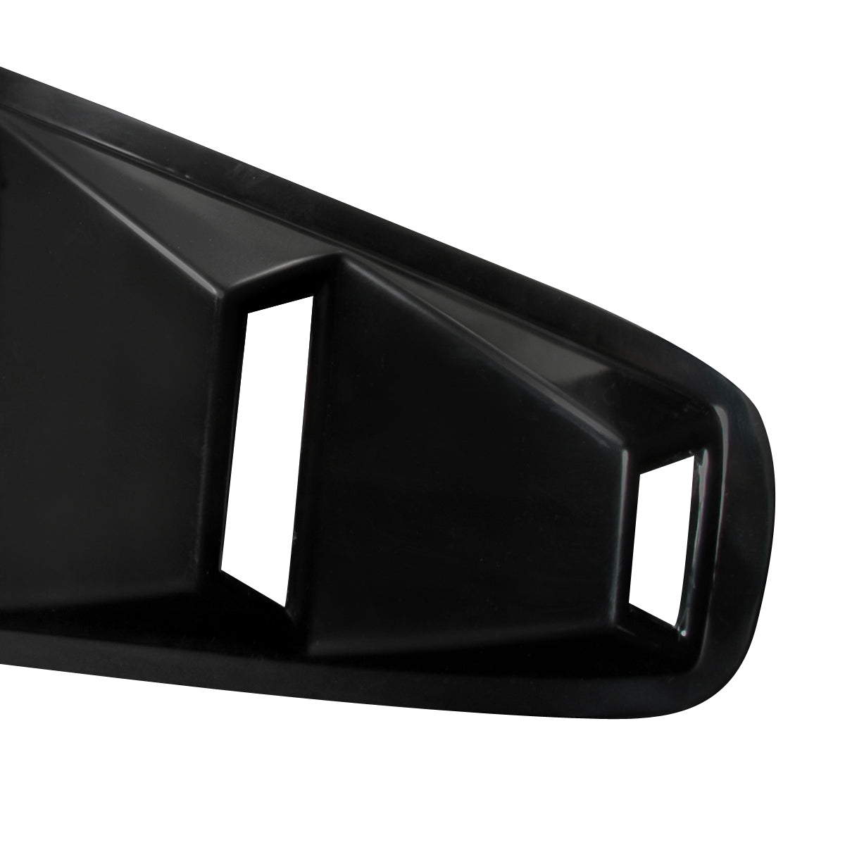 2005-2014 Ford Mustang Textured Black ABS Quarter Window Louvers