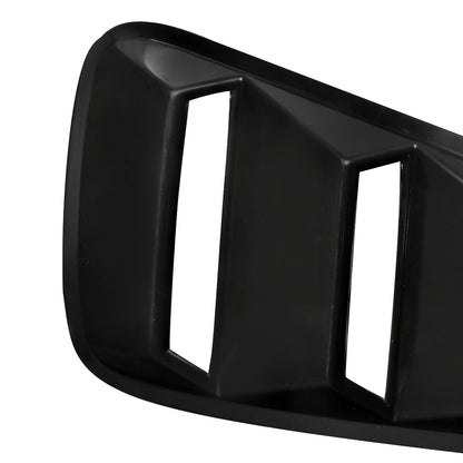 2005-2014 Ford Mustang Textured Black ABS Quarter Window Louvers