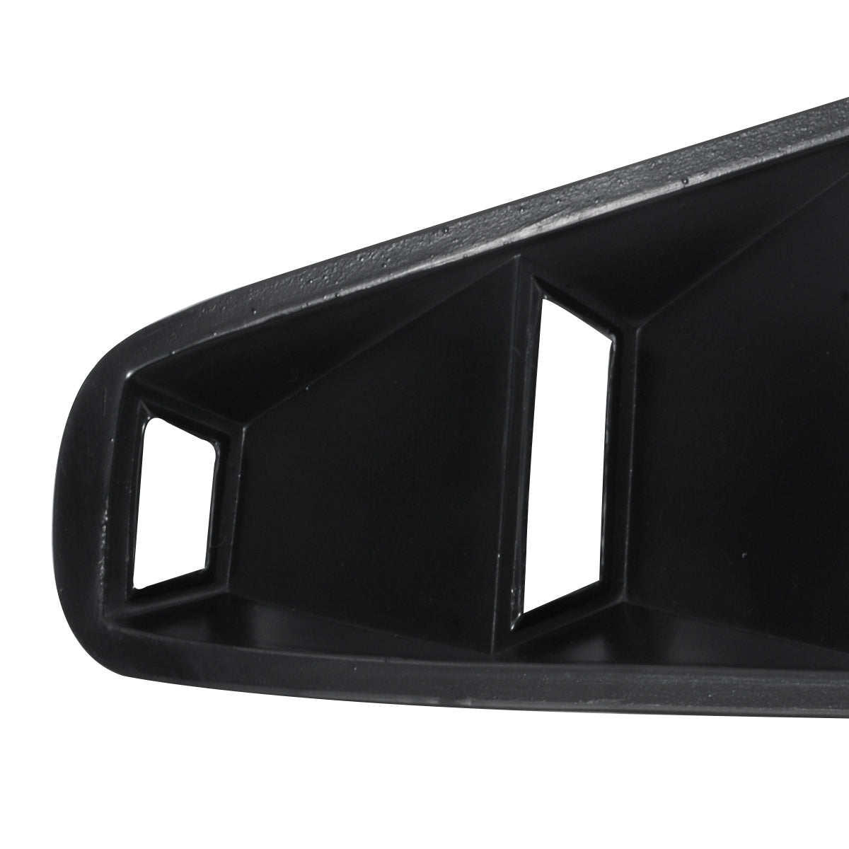 2005-2014 Ford Mustang Textured Black ABS Quarter Window Louvers
