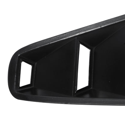 2005-2014 Ford Mustang Textured Black ABS Quarter Window Louvers