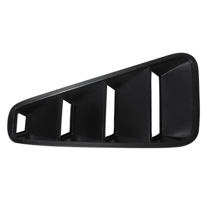2005-2014 Ford Mustang Textured Black ABS Quarter Window Louvers