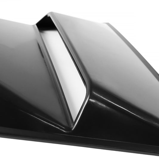 2015-2018 Ford Mustang Black ABS Quarter Window Louvers