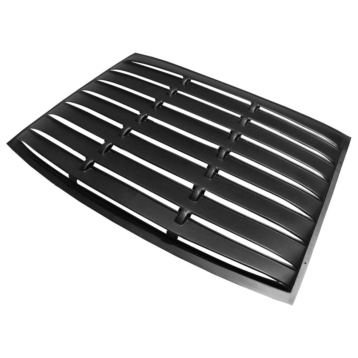 2005-2014 Ford Mustang Coupe Textured Matte Black ABS Vintage Style Rear Window Louver