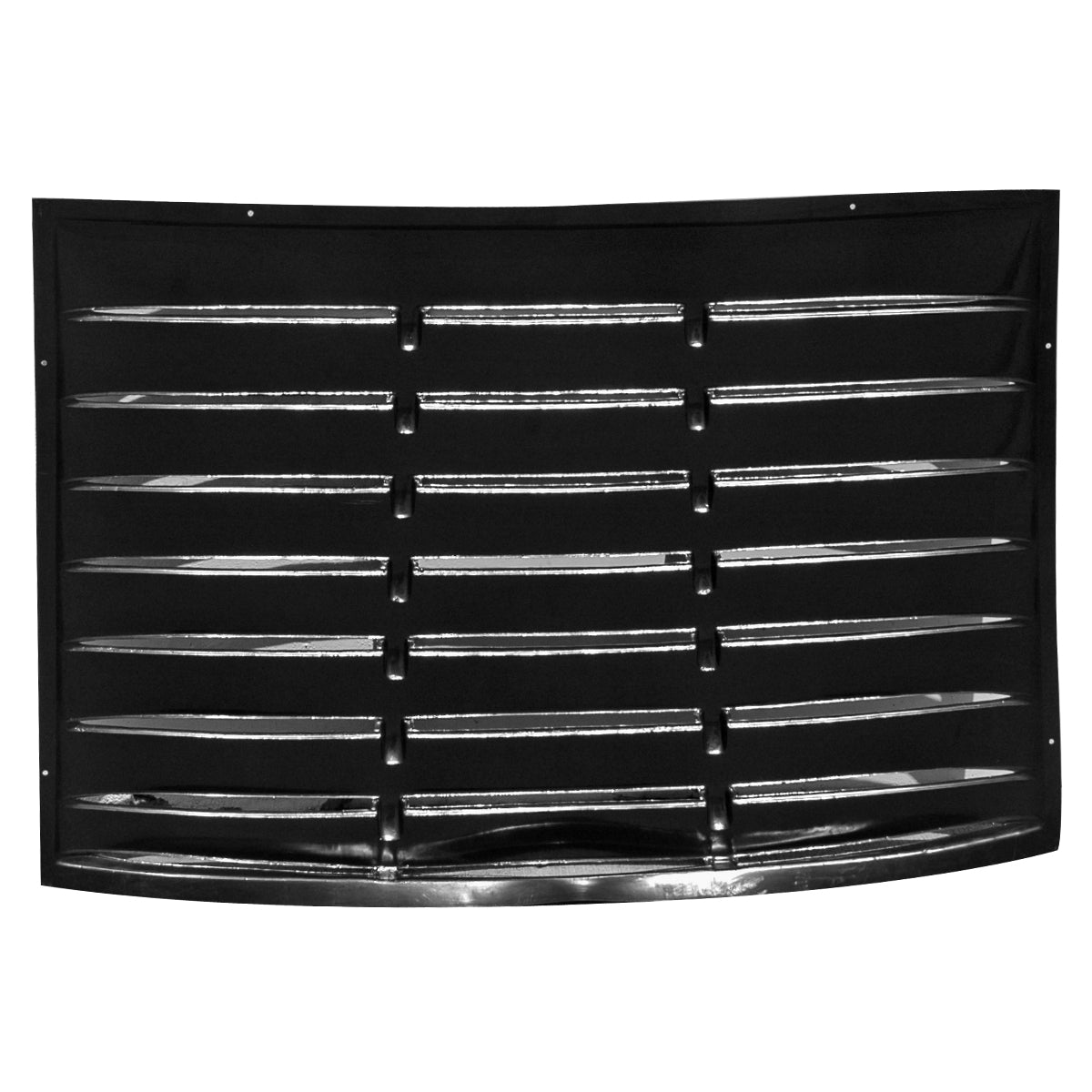 2005-2014 Ford Mustang Coupe Textured Matte Black ABS Vintage Style Rear Window Louver