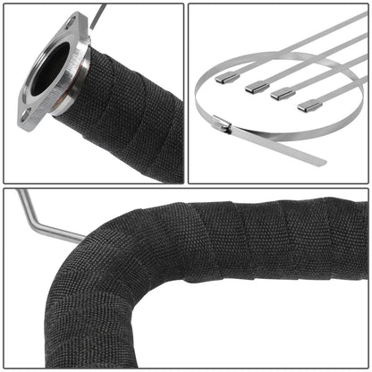 Type-1 Style Exhaust Heat Wrap - 2" x 30' Black with Zip Ties