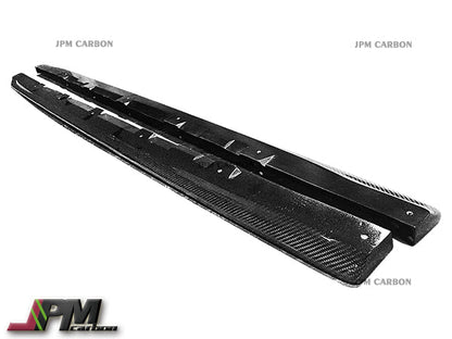 [JPMCarbon] CS Style Carbon Fiber Side Skirt Add-on Lips Fits For 2015-2021 Subaru WRX / STI Only