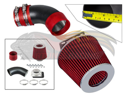 Short Ram Air Intake Kit For 1986-1989 Toyota Celica 2.0L Non-Turbo | Rtunes Racing | WSI-TY-15RDB