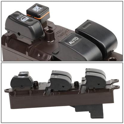 Power Window Switch - Driver Side - Black