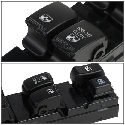 05-09 Hyundai Tucson Power Window Switch - Driver Side Black