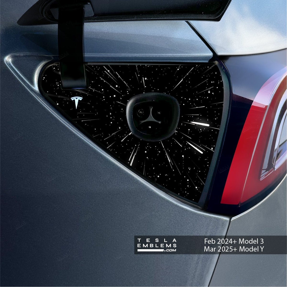 Warp Drive Tesla Charge Port Wrap | Model Y