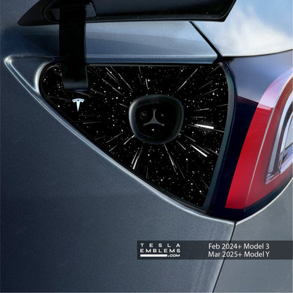 Warp Drive Tesla Charge Port Wrap | Model Y