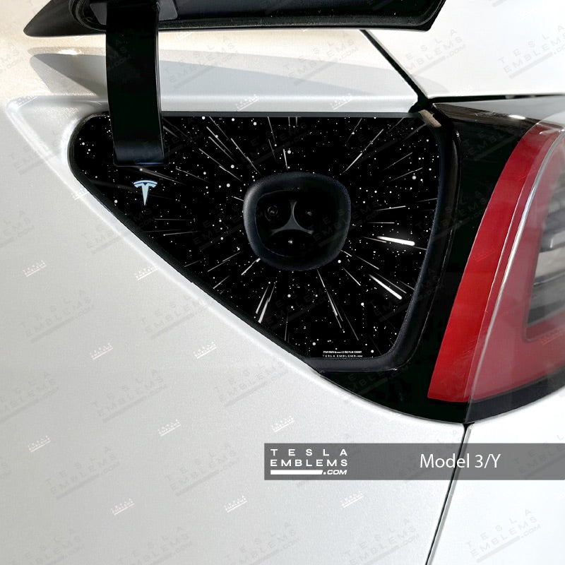 Warp Drive Tesla Charge Port Wrap | Model Y
