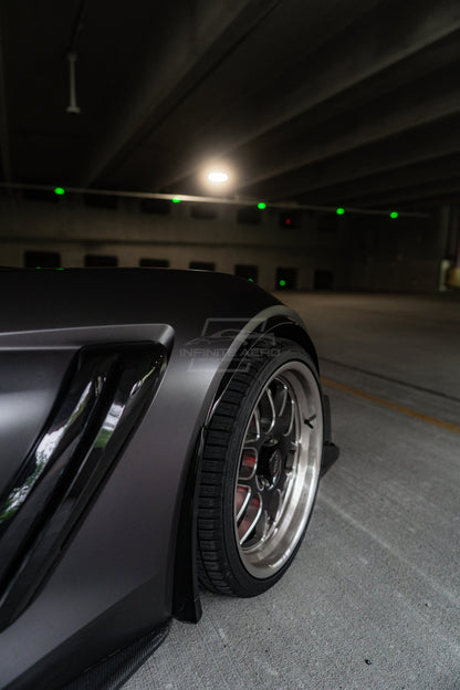 CORVETTE 14-19 ZR1 CONVERSION FRONT FENDER VENTS FOR GRAND SPORT, Z06