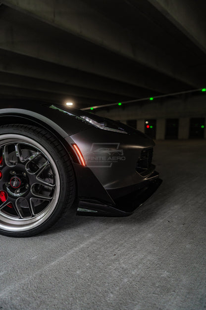 CORVETTE 14-19 FRONT/REAR SMOKED LED SIDE MARKERS
