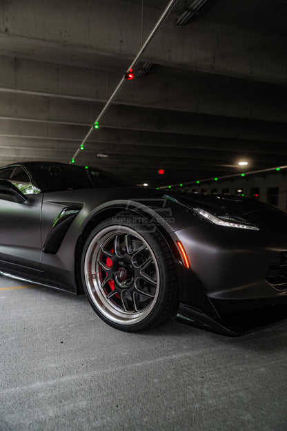 CORVETTE 14-19 FRONT/REAR SMOKED LED SIDE MARKERS