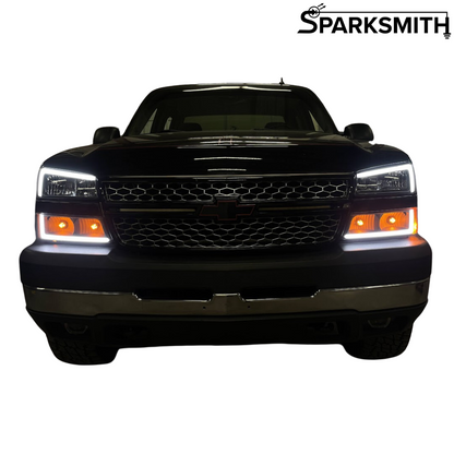 1999-2014 GMC & Chevy Truck DRL Grille Accessory Lighting Harness with Optional Doubleshot