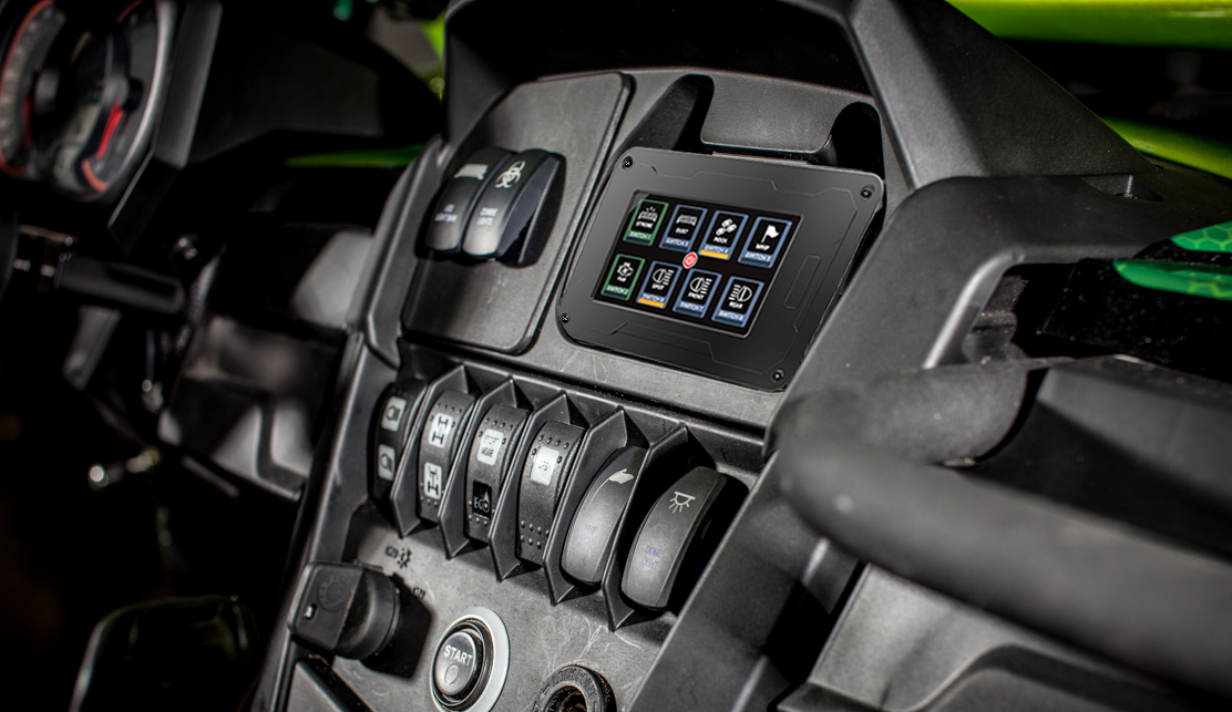 The Legend Panel 4.3" Touchscreen for 8-Gang Switch Box