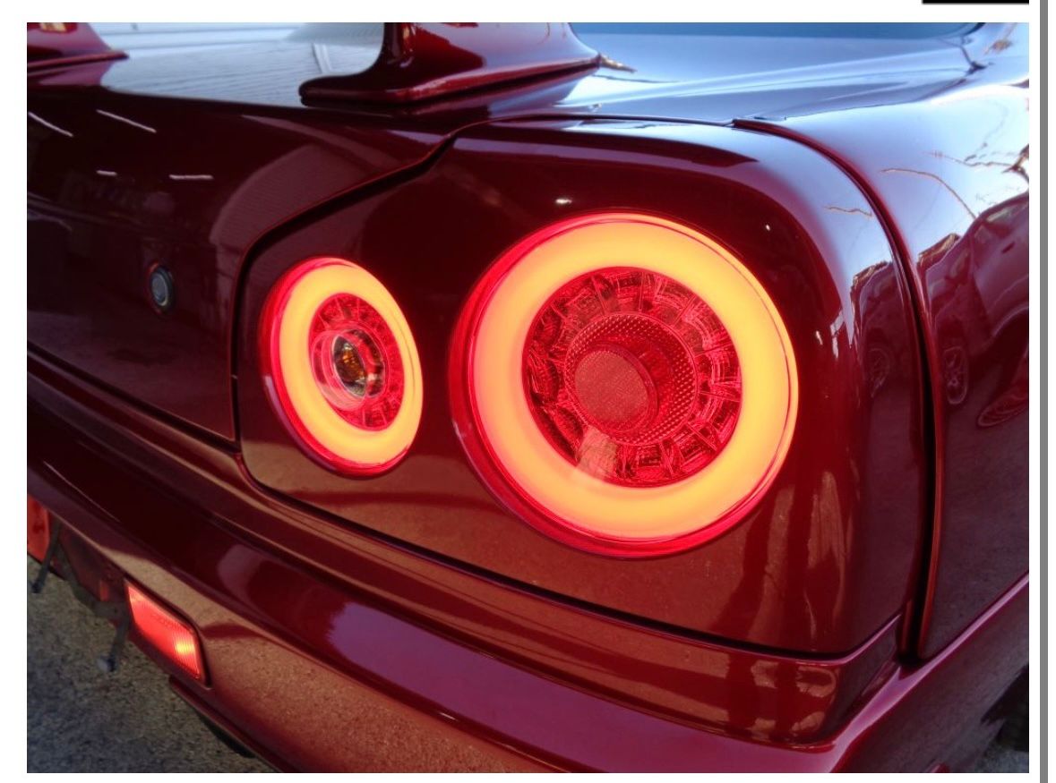 1998 Nissan Skyline R34 GTT Red Crystal Metallic