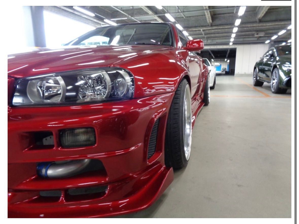 1998 Nissan Skyline R34 GTT Red Crystal Metallic