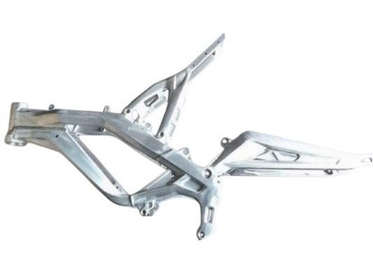 Metallic Silver Powder Coated Frame