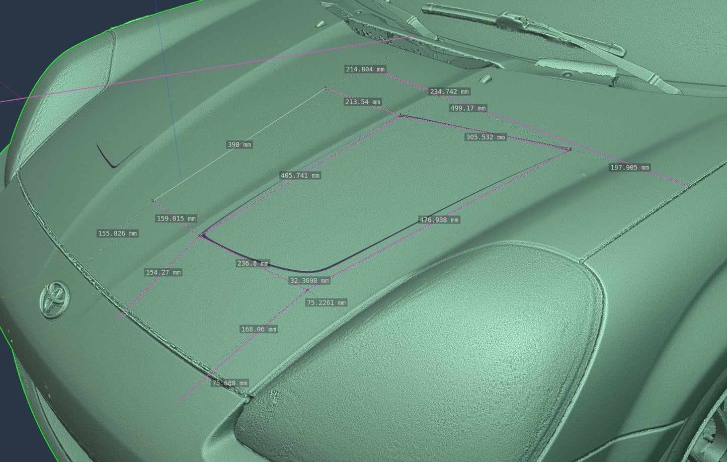 Hood Vents – Toyota MR2 Spyder (ZZW30, 2000-2005)