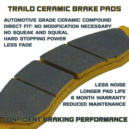 CFMoto CFORCE 600, 800, 1000 2019-2026 Ceramic Brake Pad Set