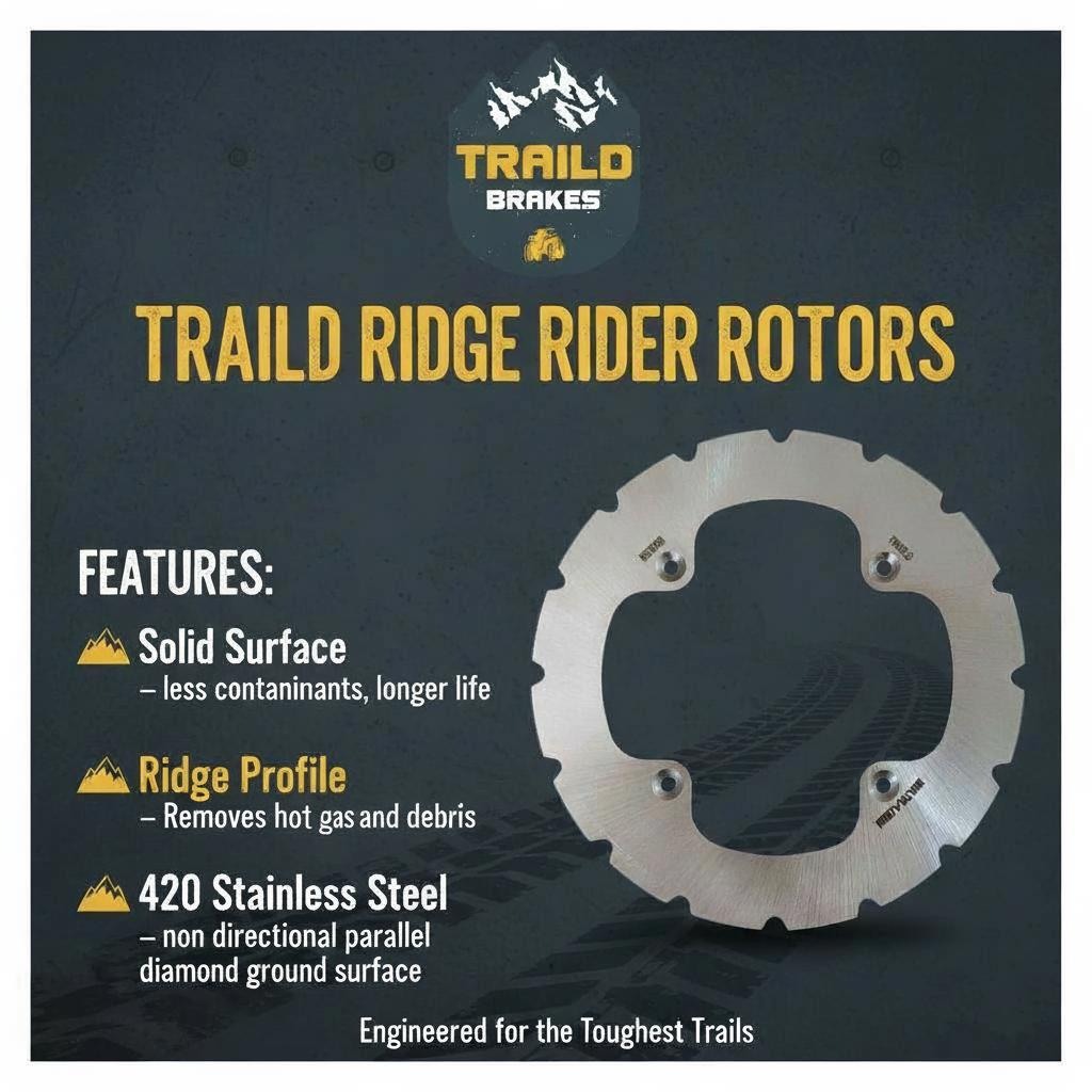 Can-Am Commander/Commander MAX 1000R/700 2021-2026 Ridge Rider Rotor and Pad Kit