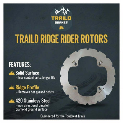 CFMoto CForce 600/800/1000 2019-2026 Ridge Rider Rotor and Brake Pad Kit
