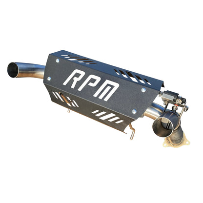RPM RZR XPT E-Valve Muffler - Dual Tip Captains Choice Exhaust- 2016-2022 XPT XP Turbo S