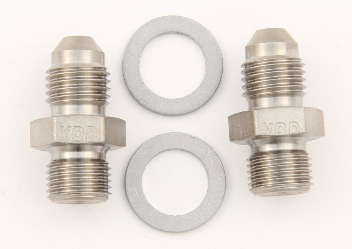 7/16-20 to #3 Stl Crush Washer Seal Adapter (Pr)