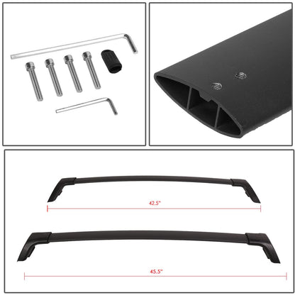 2019-2020 Toyota RAV4 Roof Rack Cross Bars - Matte Black