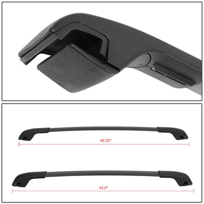 2014-2020 Jeep Cherokee Roof Rack Cross Bar - Matte Black