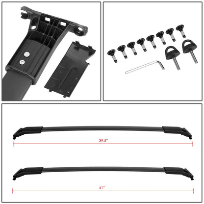 2013-2019 Ford Escape Roof Rack Cross Bar - Matte Black